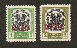 Dominican Republic - Sc# 227 7 228 Mh  -    Lot 0923186