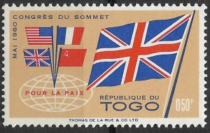 Togo - SC# 382 - MNH - SCV $0.35 - Flags