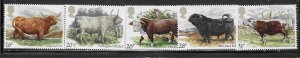 GB#1044-1048  Cattle complete set (MNH) CV $2.40