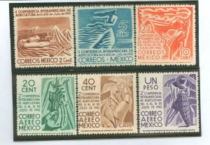 Mexico #777-779/C126-C128 Unused Single (Complete Set)