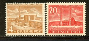 Berlin # 9N101-2, Mint Never Hinge. CV $ 55.00