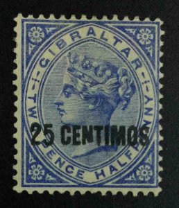 MOMEN: GIBRALTAR SG #18b BROKEN N MINT OG H £325 LOT #63111