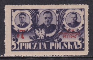 Poland 1947 Sc B53 Polish Parliament Opening Stamp MNH