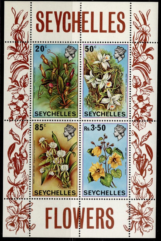 SEYCHELLES QEII SG MS292, 1970 mini sheet, NH MINT.