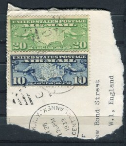 USA; 1930s early fine AIRMAIL issue POSTMARK PIECE