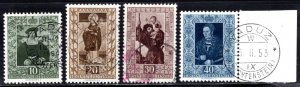 Liechtenstein #266-269   Used    VF   CV $54.25   ....   3510107