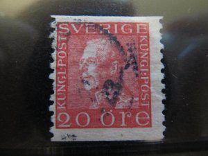 Sweden Sweden Sverige Sweden 1922 Unwmk 20o Perf 10 Fine Green Used A13P2F132-