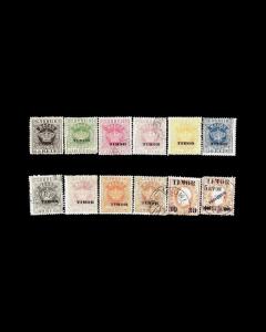 VINTAGE: TIMOR-PORTUGAL1885 6 OG UNU  BAL USD LH LHR $68.50 1885-X