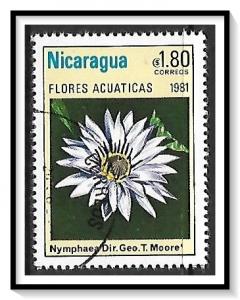 Nicaragua #1117 Aquatic Flowers CTO