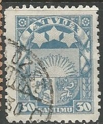Latvia || Scott # 148 - Used
