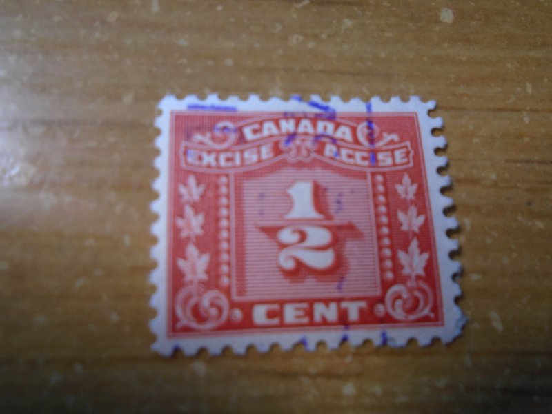 Canada Revenue Stamp  van Dam  #  FX60  used