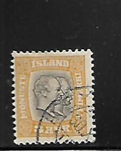 ICELAND, 031, USED, CHRISTIAN IX FRENDRIK