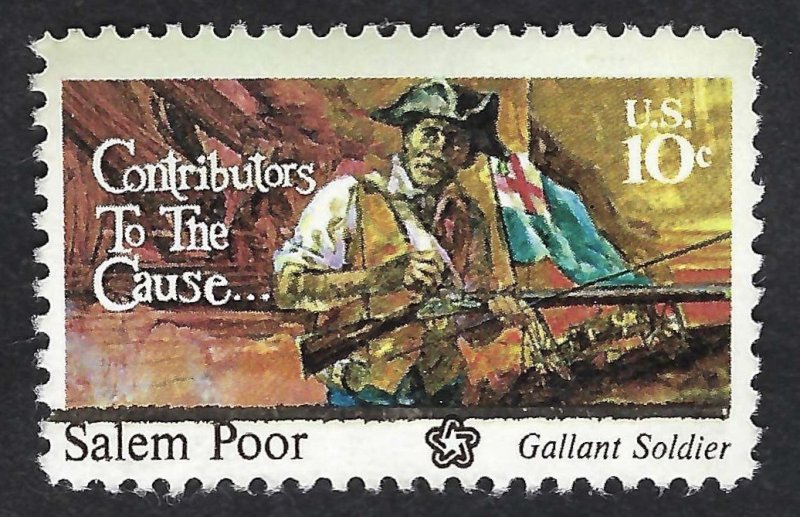 United States #1560 10¢ Salem Poor (1975). Used.