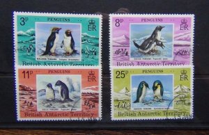 British Antarctic Territory 1979 Penguins set Used