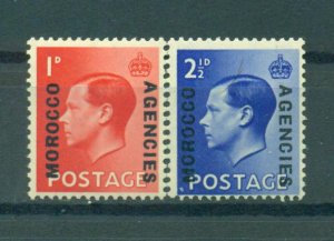 Great Britain Offices in Morocco sc# 244-245 (2) mh cat value $.50