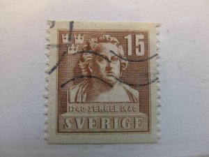 Sweden Sweden Sverige Sweden 1940 Sergel 15o perf 121⁄2 fine green used A13P41F26-