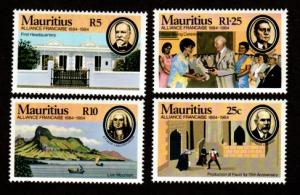 Mauritius 600-603 Mint NH French Alliance!
