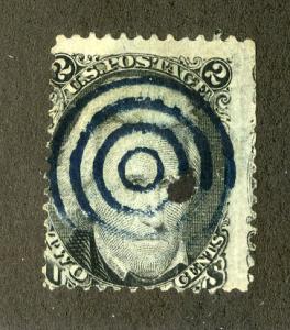 US 73 UNUSED/H AVG. DARK BLUE TARGET CANCEL SCV $70.00 BIN $17.50