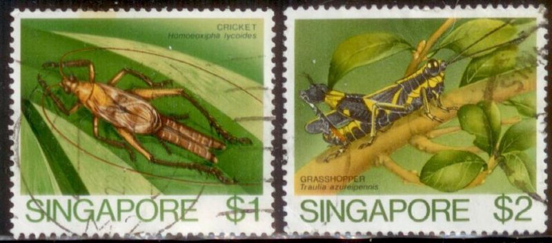 Singapore 1985 SC# 461-2 Used