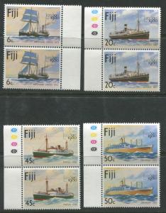Fiji - Scott 426-429 - Ships Issue 1980- MNH - Pair of Sets of 4 Stamps