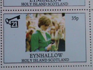 SCOTLAND STAMP-1997-DIANA- PRINCESS OF WALES -YOUNG DIANA-MINT-NH  S/S  SHEET #2