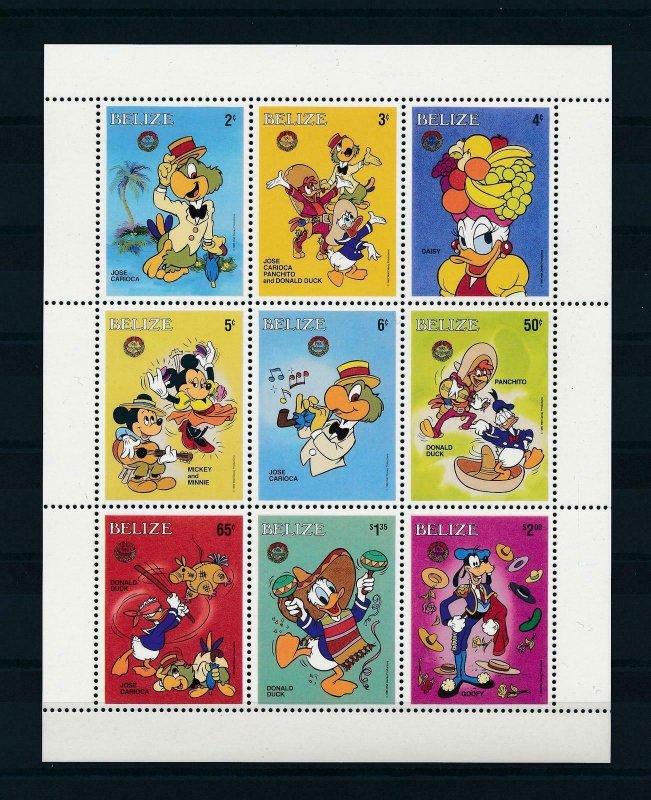 [22189] Belize 1986 Disney Characters  MNH