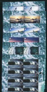 Jersey 2411-2416 Surfing Set of 6 Sheets of 10 Stamps MNH 2021