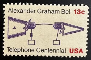 US #1683 MNH VF 13c Alexander Graham Bell Telephone Centennial 1976 [U8.3.2]