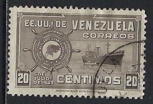 Venezuela 417 VFU SHIP V137-6