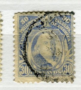 PHILIPPINES; 1911-20s early Personalities issue fine used 30c. value