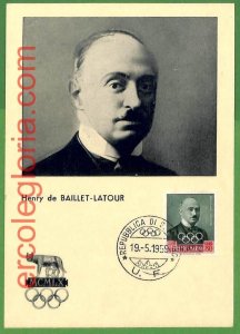 48346 - SAN MARINO - MAXIMUM CARD - 1959 - BAILLET-LATOUR OLYMPIC GAMES-