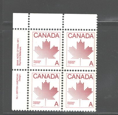 CANADA  1981 A DEFINITEVE #907 UL PB  MNH