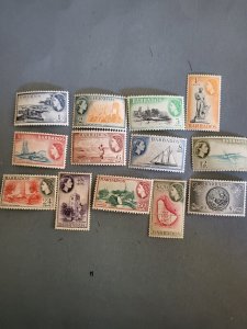 Stamps Barbados  Scott #235-47 hinged