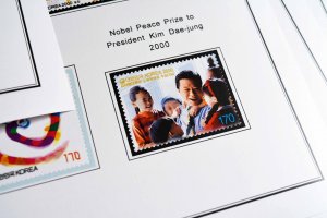 COLOR PRINTED SOUTH KOREA 2000-2010 STAMP ALBUM PAGES (98 illustrated pages)