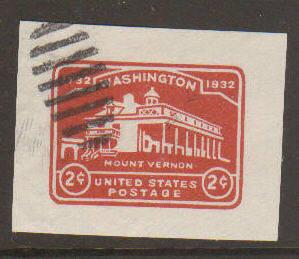 United States #U525a Used cut square