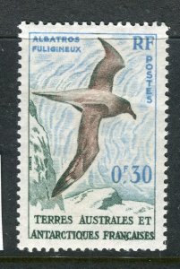 FRENCH COLONIES; ANTARCTIC 1956 Wildlife Bird issue Mint 30c. value