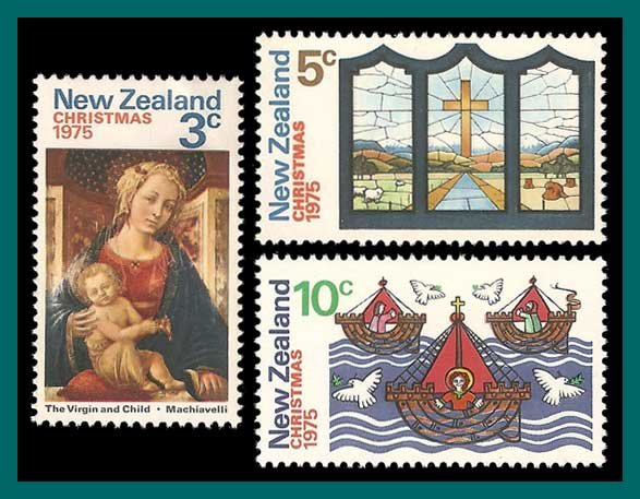New Zealand 1975 Christmas, MNH  #581-583,SG1083-SG1085