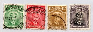 Rhodesia - Selection (4) George V Admirals     -     Lot 0224254