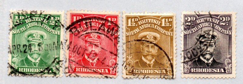 Rhodesia - Selection (4) George V Admirals     -     Lot 0224254