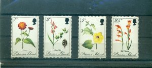 Pitcairn Is. - Sc#110-4. 1970 Flowers. MNH $4.15.