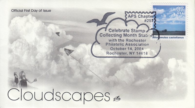 2004 Altocumulus Castellanus Cloudscapes  (Scott 3878i) Artcraft Cloud Pictorial