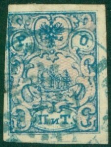 RUSSIA OFFICE IN TURKEY 5 USED (RL) 7221 CV $50.00 BIN $20.00