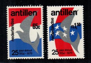 Netherlands Antilles #444-445  MNH  Scott $1.30