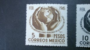 Mexico 1945 Scott# 794-795 Mint XF NH (Top 2 values from set)