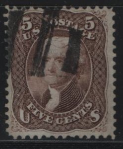 US 76 USED JEFFERSON ISSUE 1861