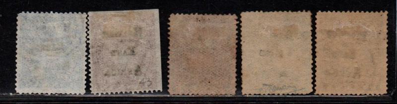 $British East Africa Sc#38//47 used+M/H/F-VF, part set, Cv. $325