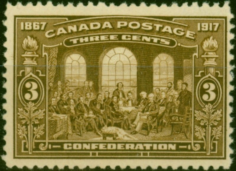 Canada 1917 3c Bistre-Brown SG224 Fine LMM 