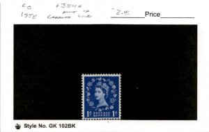 Great Britain, Postage Stamp, #354c Graphite Mint LH, 1959 (AC)