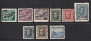 Czechoslovakia a small lot of decent M or U earlies