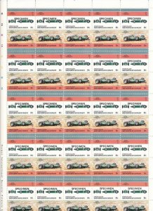 D400781 Classic Cars 1962 BRM P56 MNH Specimen Union Island